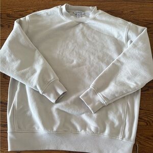 Athleta Women's Cream Crewneck Sweater